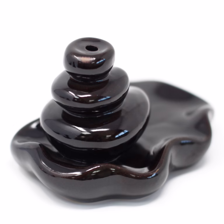 Back-Flow-Incense-Burner-Large-Pebbles-into-Pool
