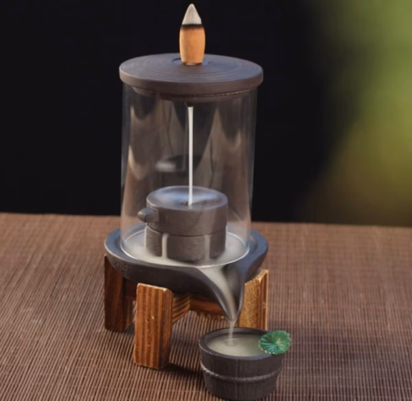 Røkelsesbrenner med Backflow - Teahouse Waterfall - Bilde 2