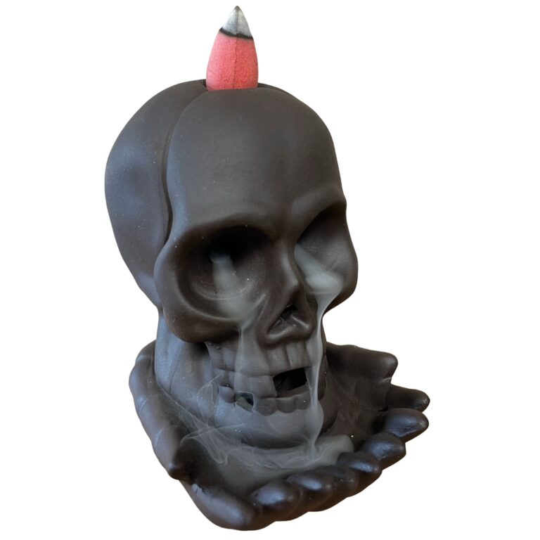 Backflow-Incense-Burner-Weeping-Skull-with-light