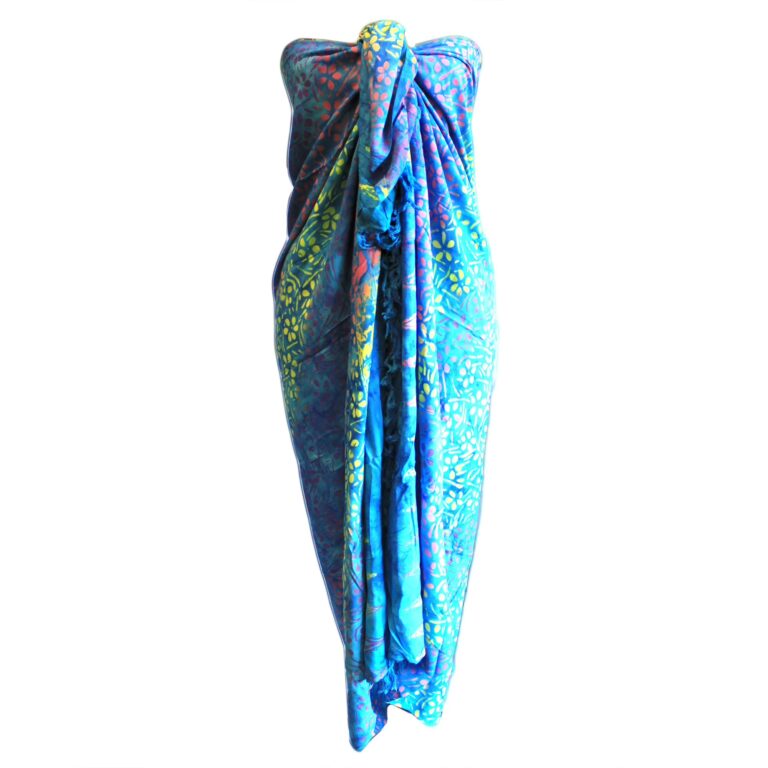 Bali-Block-Print-Sarong-Pretty-Petals-4-Assorted-Colours