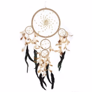 Bali Dreamcatcher - XLarge Round - Cream/Coffee/Choc