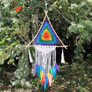 Bali Drømmefangere - Large Multi Pyramid