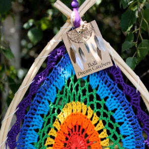 Bali Drømmefangere - Stor Multi Teardrop