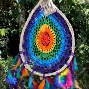 Bali Drømmefangere - Stor Multi Teardrop