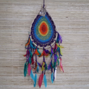 Bali Drømmefangere - Stor Multi Teardrop