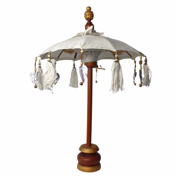 Sombrilla Bali Decoracion De Hogar - Lona - Natural - 40Cm