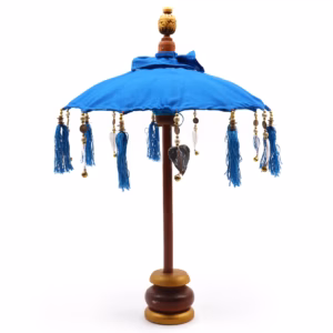 Bali Parasol - Bomuld - Turkis - 40cm