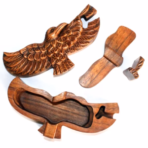 Bali Hemmelig Træ Kasse - Spread Eagle