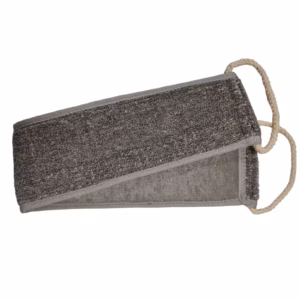 Bamboo & Linen Rug Scrub - Houtskool