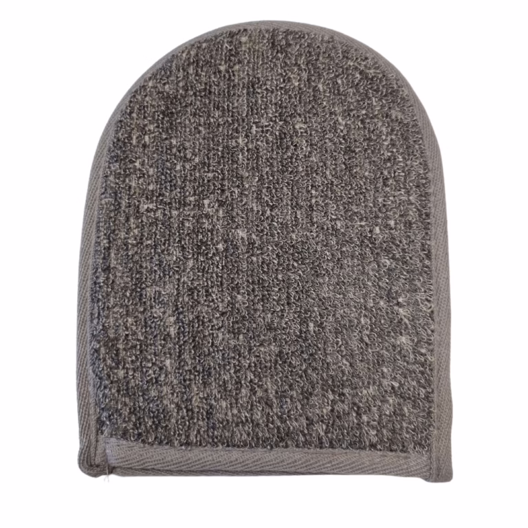 Bamboo-Linen-Bath-Mitt-Charcoal