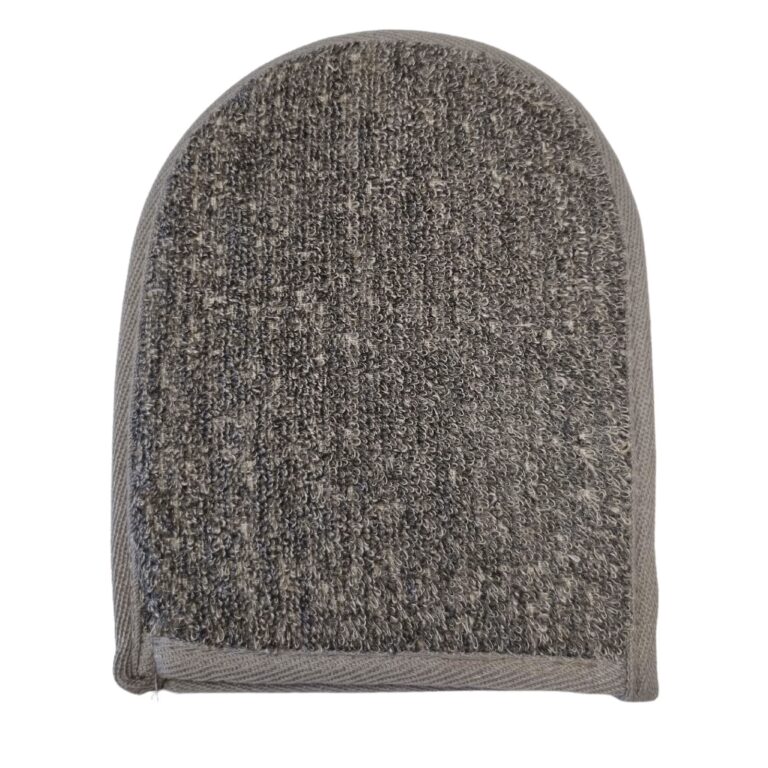 Bamboo-Linen-Bath-Mitt-Charcoal