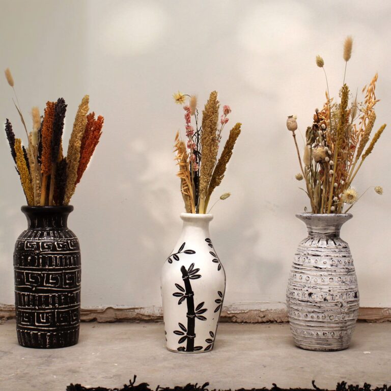 Bamboo-Motif-Shaped-Vase-Natural
