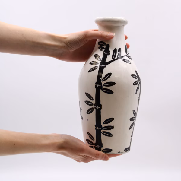 Vase med Bambusmotiv - Naturell - Bilde 3