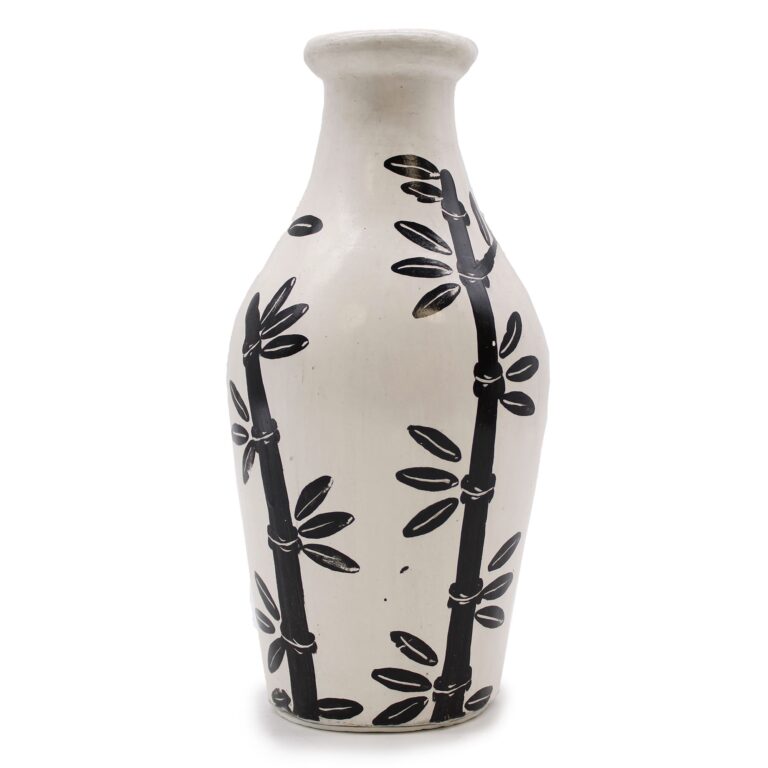 Bamboo-Motif-Shaped-Vase-Natural