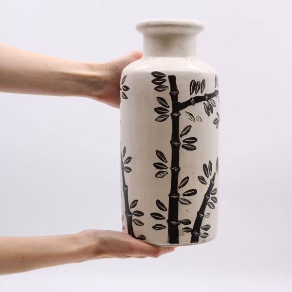 Bambusmotiv Rett Vase - Natur - Bilde 4