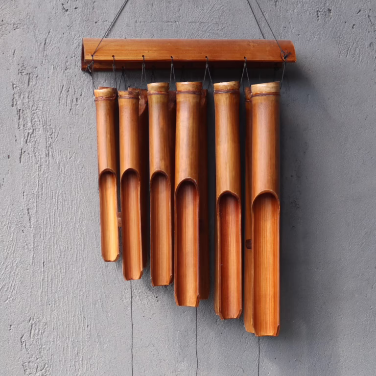 Bamboo-Windchime-Natural-finish-12-Large-Tubes