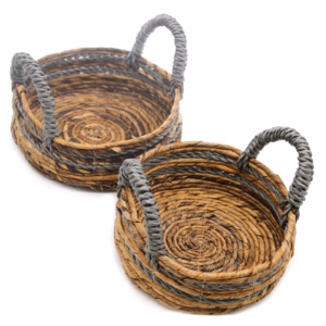 Bananblad & Abu - Abu Raffia Kurv - 2stk