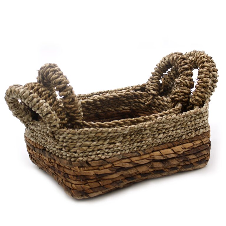 Banana-Leaf-Seagrass-Square-Basket-Set-of-3