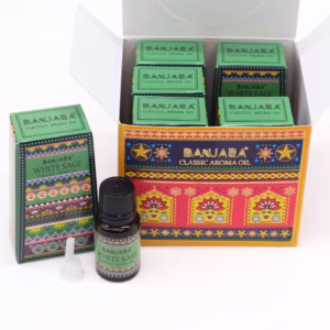 Banjara Indisk Duftolje 10ml - Hvit Salvie