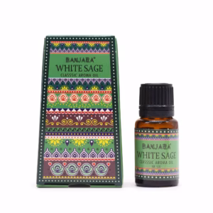 Banjara Indisk Duftolje 10ml - Hvit Salvie