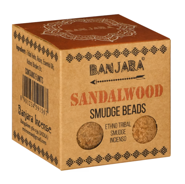 Banjara Smudge Beads / Bombs - Sandeltre - Bilde 2