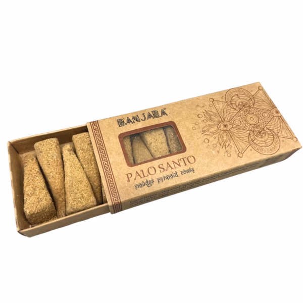 Banjara Smudge Pyramid Cones - Palo Santo - Image 2