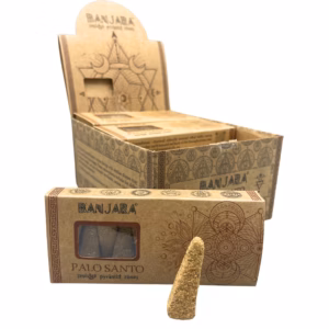 Banjara Smudge Pyramid Røkelseskjegler - Palo Santo