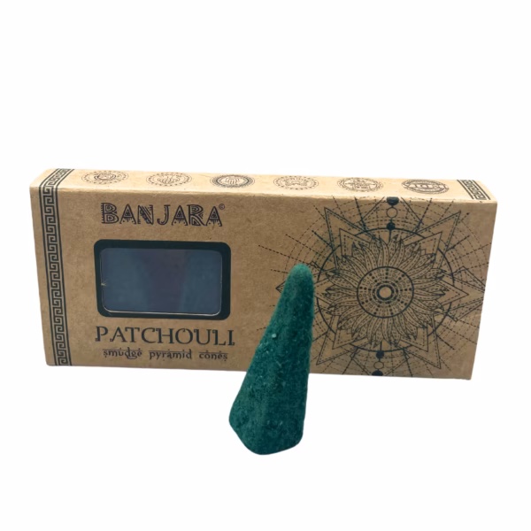 Banjara Smudge Pyramid Røkelseskjegler - Patchouli - Bilde 2