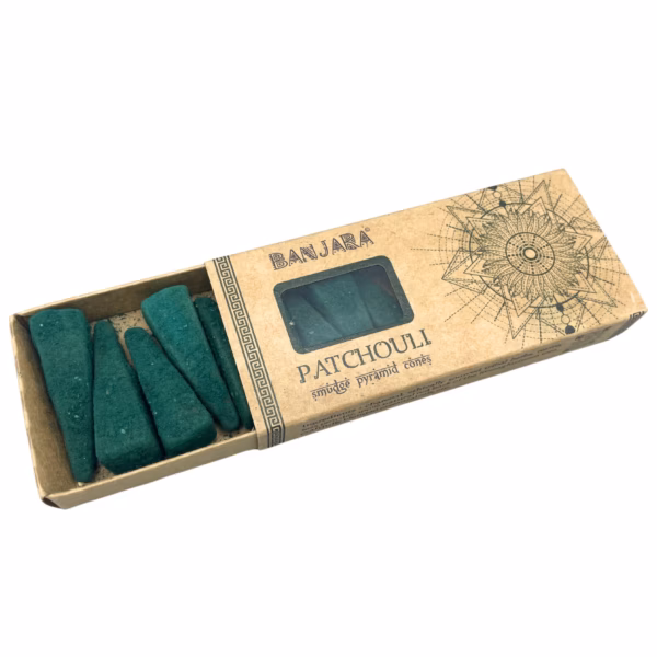 Banjara Smudge Pyramid Røkelseskjegler - Patchouli - Bilde 3
