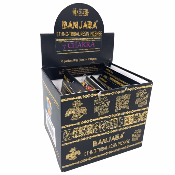 Banjara Tre Harpiks / Resin - 7 Chakra - Bilde 2