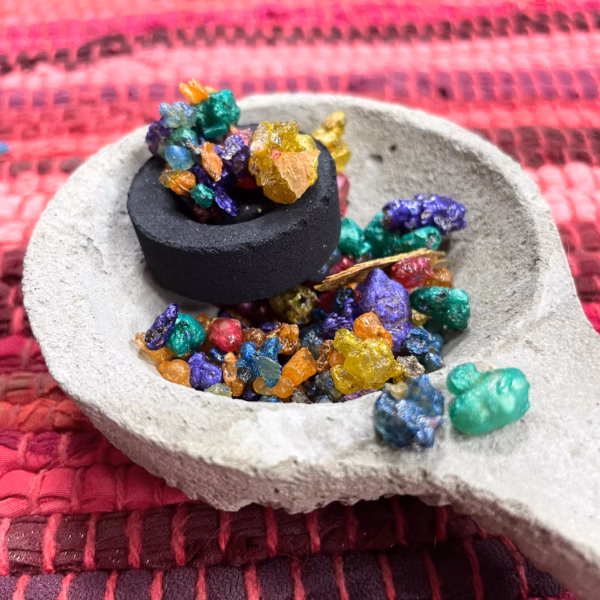 Banjara Tre Harpiks / Resin - 7 Chakra - Bilde 3