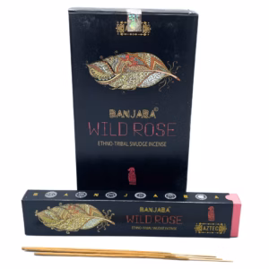 Banjara Tribal Smudge Røkelsespinner - Wild Rose