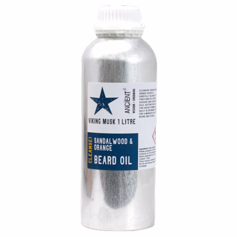 Beard Oil - Viking Musk - Cleanse! 1 Litre