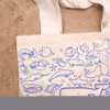 Grand Cabas en coton - 38x42cm - Vie Marine - 10oz – Image 3