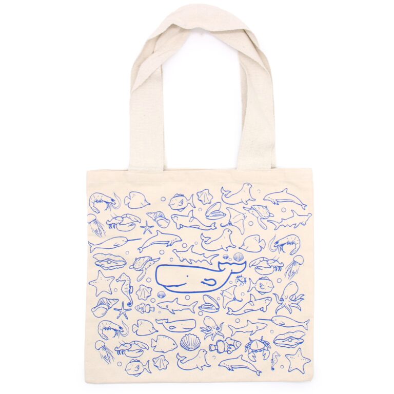 Big-Cotton-Shopping-Bag-38x42cm-Sea-Life-10oz