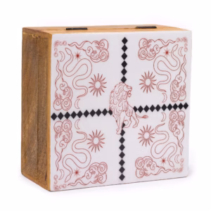 Firkantet Eske / Boks 15x17,5x8cm - Hop Hare Stor