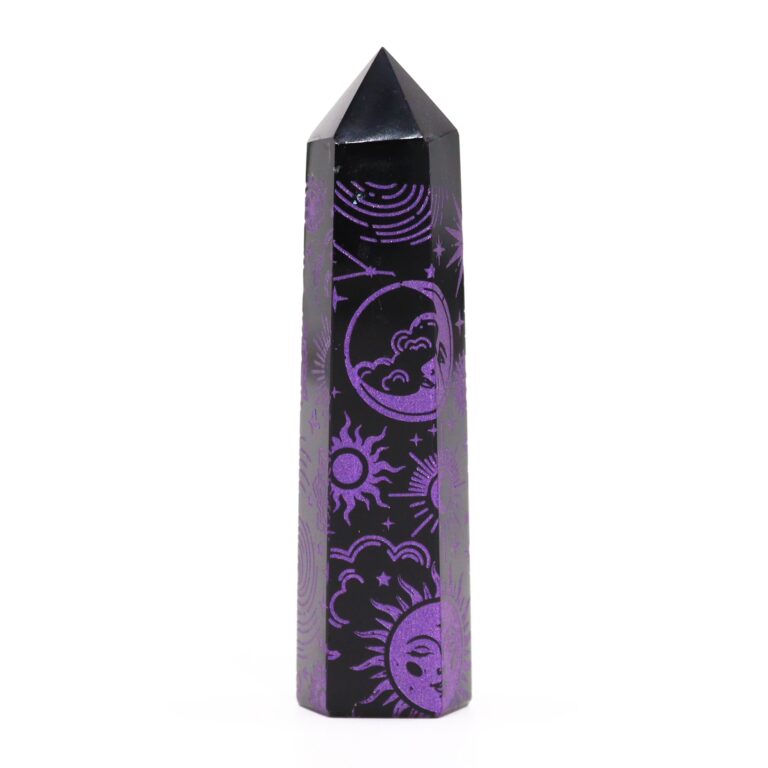 Black-Obsidian-Points-approx-60-70-gm-9cm-Mystic-Story-Deep-Purple
