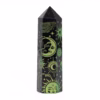 Puntas de Obsidiana Negra (aprox 60-70 gm 9cm) - Verde Bosque