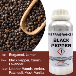 Svart Pepper Duftolje Ren - 500ml