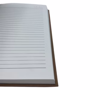Black Tan Daily Notisbok Notatbok - 100 Linjerte Sider - 20x15 cm
