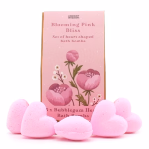 Blooming Lyserød Bliss Bath Heart Gavesæt
