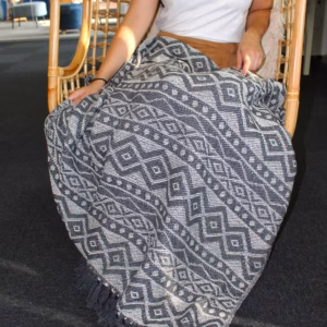 Boho Comfort Throws - 125x150cm - Grey