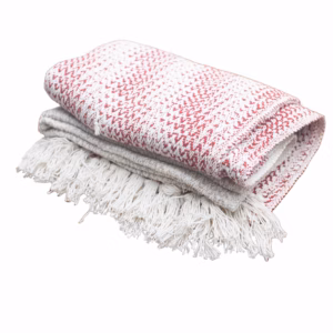 Boho Comfort Throws - 125x150cm - Ruby Two Tone
