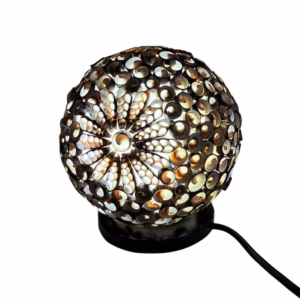 Boho Havskallelampe - Chokolade Twist Globe - 15cm