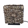 Boho Sea Shell Lamp - Chocolate Twist Square - 15cm - Image 2