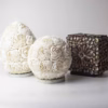 Boho Sea Shell Lamp - Chocolate Twist Square - 15cm - Image 6