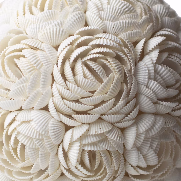 Boho Havskjell Lampe - Rose Oval - 15cm - Bilde 5