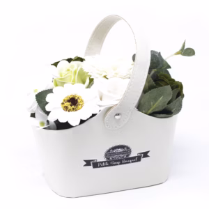 Bouquet Petite Basket - Pastellgrønn