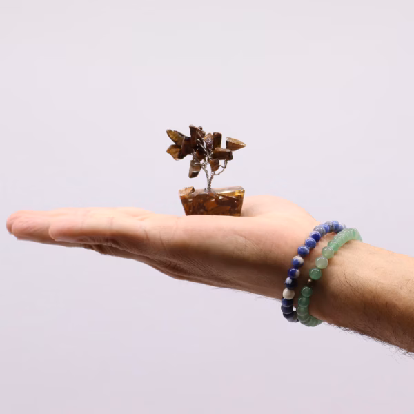 Box of 12 Mini Gemstone Trees On Orgonite Base - Assorted Mix (15 stones) - Image 3