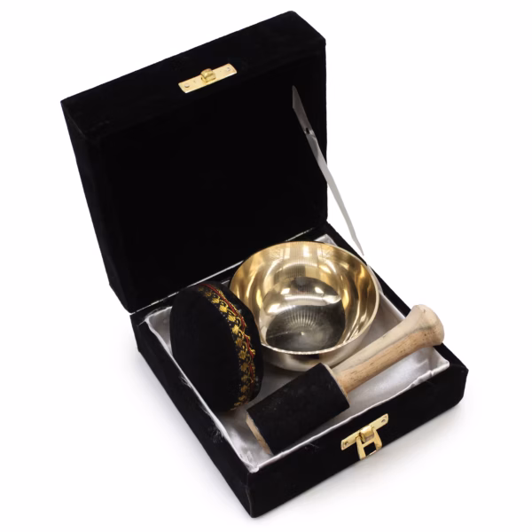 Coffret Cadeau Bol Chantant Laiton - 9Cm – Image 3